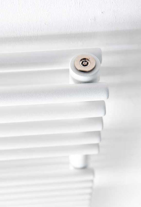 Radiateur sèche-serviettes Doby 180x50cm double blanc 1484W