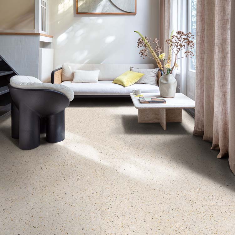 Sol vinyle Floorify Piccolo dalle 4,5mm beige 90x60cm