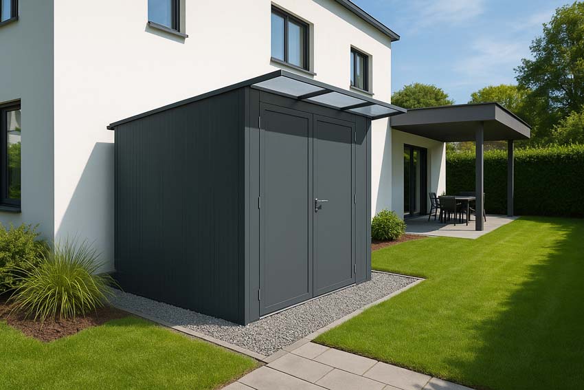 Abri de jardin metal Seine M 308 x 308 x 240 cm