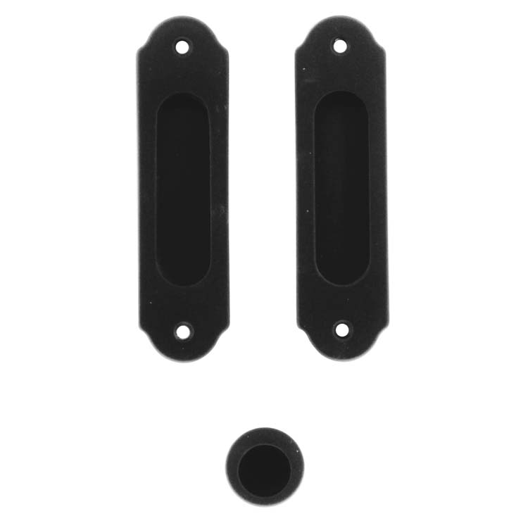 Coquille de porte pro altamura classic ovale noir par set