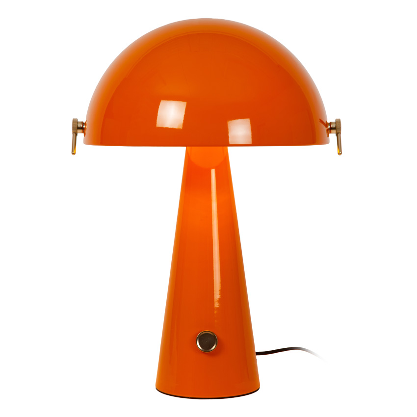 Lucide Vibes Barone - Tafellamp - Ø38cm - 1xE27 - Oranje