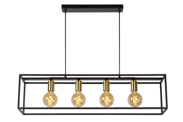 RUBEN - Suspension - 4xE27 - Noir RUBEN - Suspension - 4xE27 - Noir