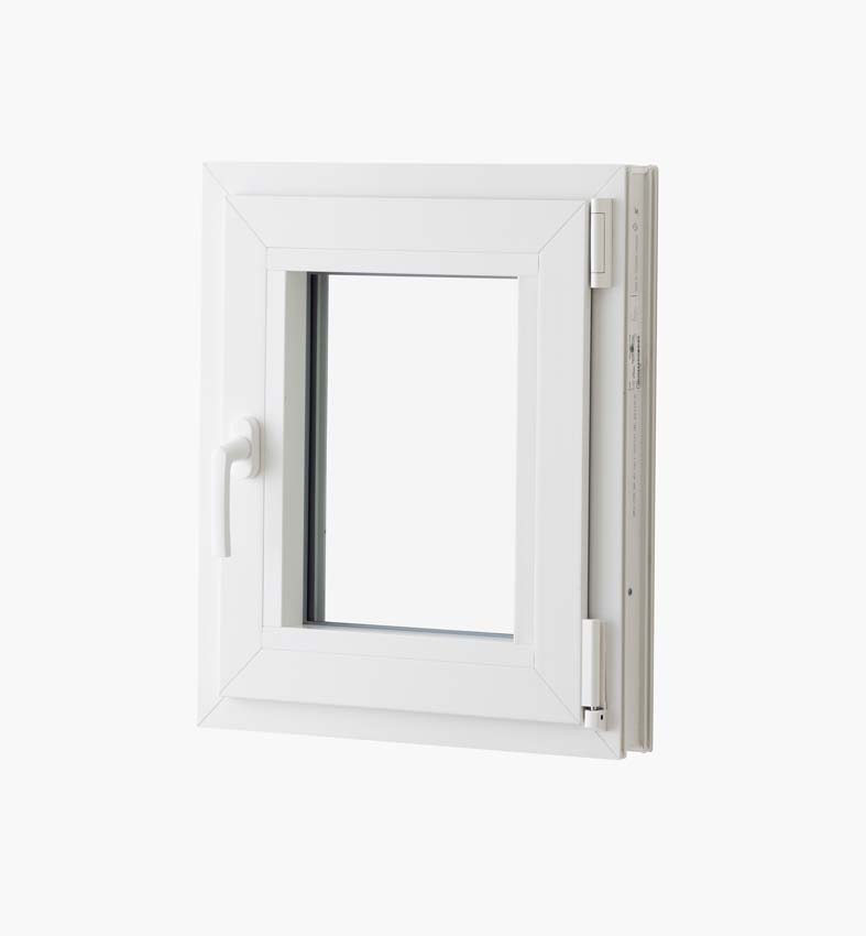 1-VAN Châssis oscillo-battant pvc Elegant blanc/bl B500xH600 mm D  mat