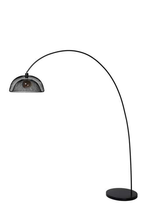 Lucide MESH - Vloerlamp - E27 - Zwart