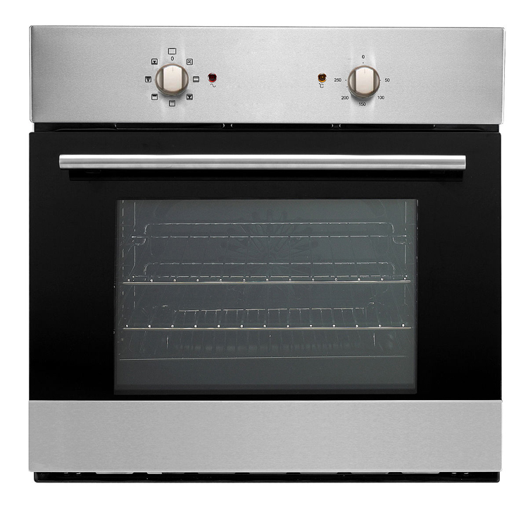 Keuken 370x172cm - wit/eik donker - vitrokeramische kookplaat