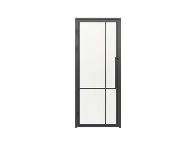 Stalen binnendeur Tara zwart 4R 98x234,9cm rechts