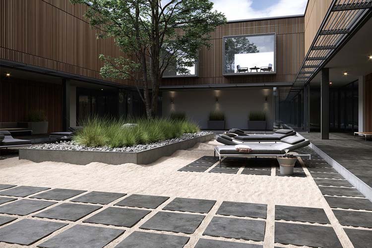 Dalle de terrasse New Rock 59,4x59,4x2cm