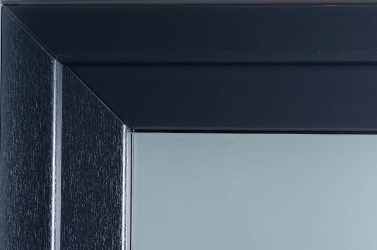 Porte extérieure 3 verres mat PVC anthracite D 980x2180mm Porte extérieure 3 verres mat PVC anthracite D 980x2180mm