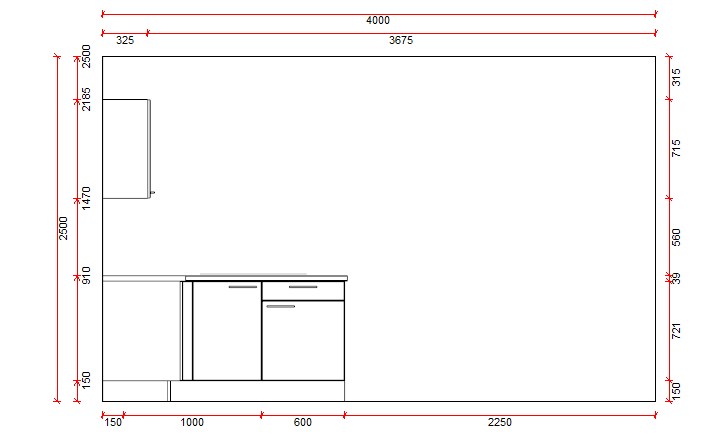 Cuisine d'angle Premium 13 blanche 275x175cm - pré-montée - avec appareils - plaque de cuisson vitrocéramique et hotte murale en inox