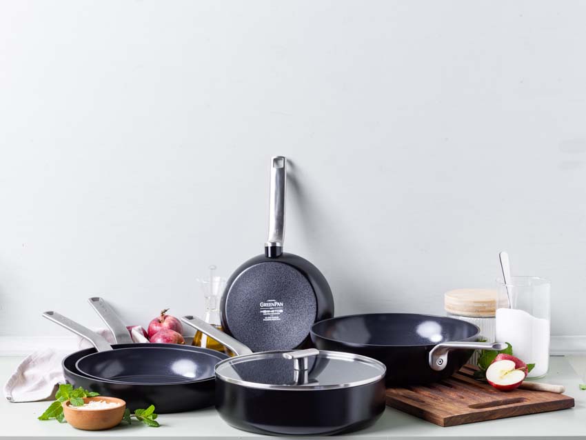 Braadpan Greenpan Evolution Eco met Keramische Antikleeflaag PFAS vrij Ø 28 cm