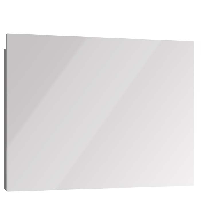 Meuble Finn noir mat lavabo blanc céramiek 1000 mm + miroir
