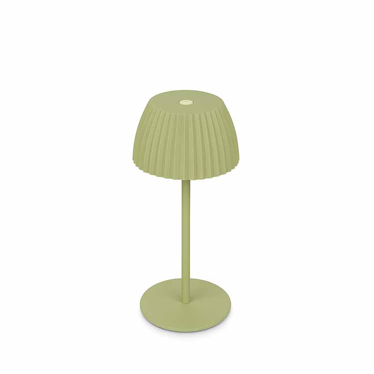 Tafellamp Elvoro - groen - 20cm - dimbaar - LED - 1.5W - 2700K - IP44 - USB