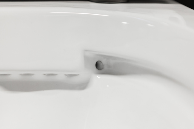 Hangtoilet Gary rimless wit verkort