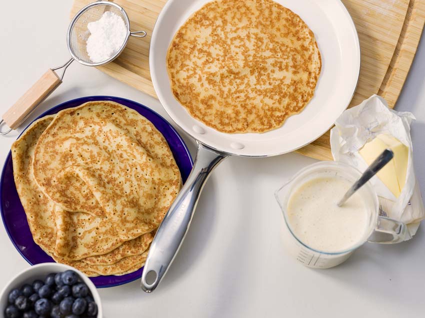 Pannenkoekenpan Dagelijkse Kost Proline PFAS-vrij zilver Ø24cm