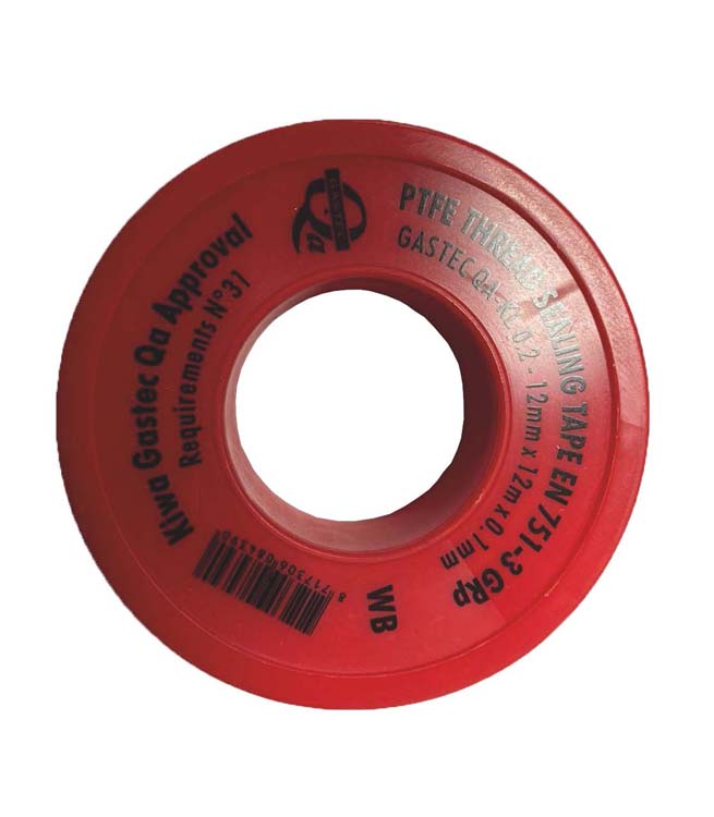 Teflon tape 12m x 12 mm x 0,1 mm