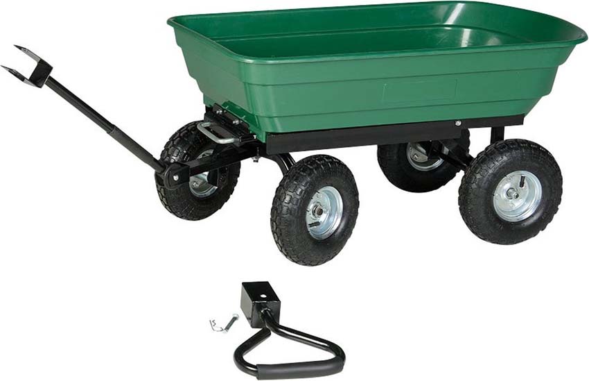 Handkar Turfmaster met kiepbak 250kg