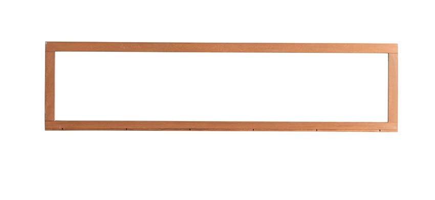 Châssis fixe Trae bois Meranti 46mm naturel L2000xH500mm