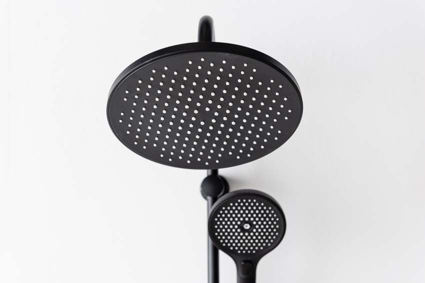 Set de douche Steve mitigeur noir