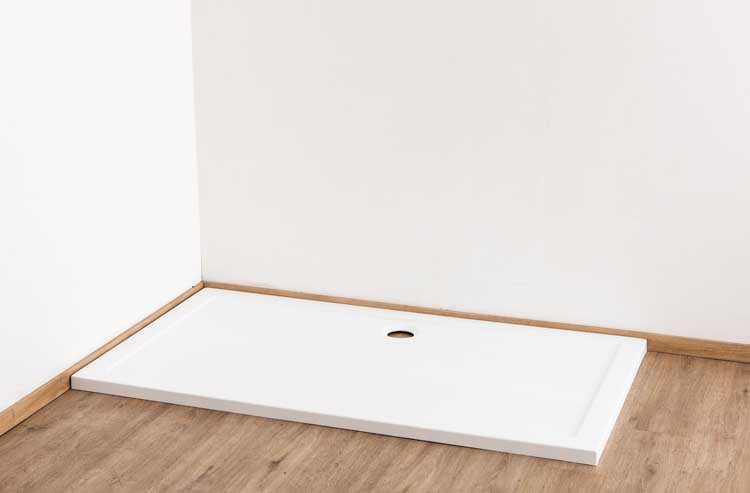 Receveur de douche Horst acrylique blanc mat 160x90cm