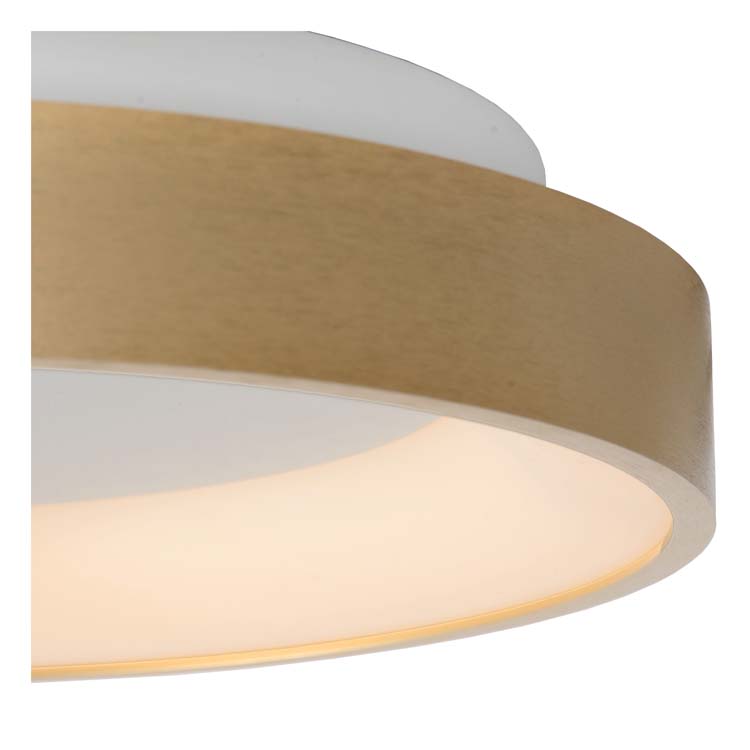 Plafondlamp - goud - dimbaar - Ø28cm - LED - 21W - 2700K