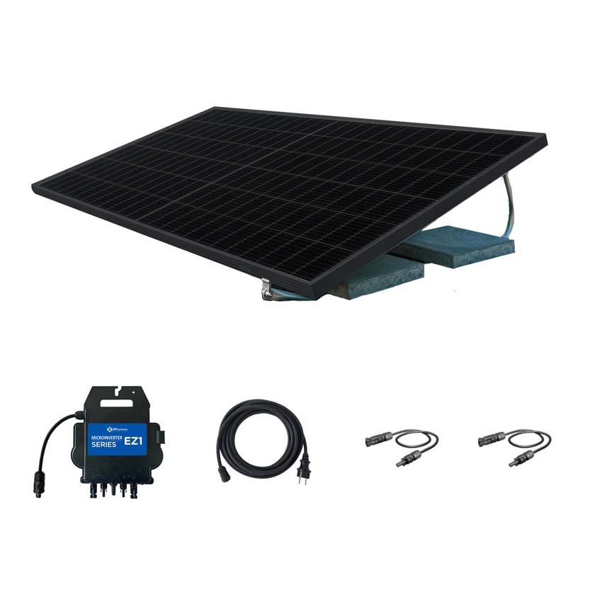 Ensemble de panneaux solaires 880W full black - prêt à lemploi