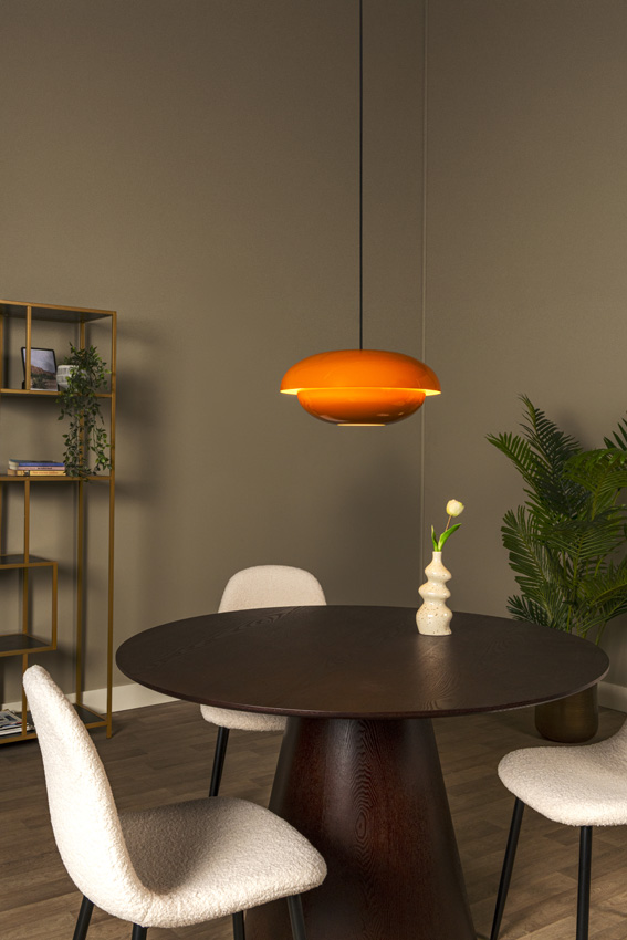 Lucide Essential Younes - Hanglamp - Ø40cm - 1xE27 - Oranje
