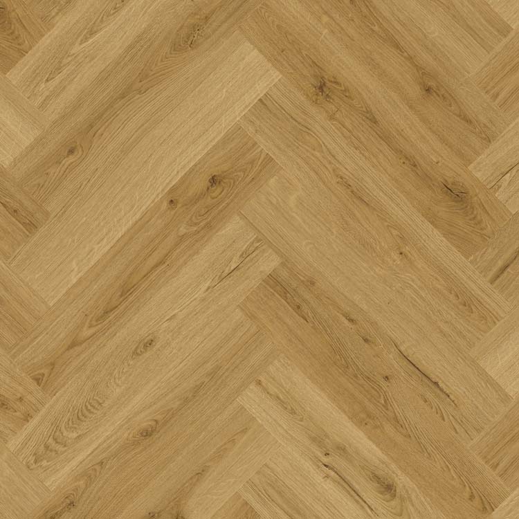 Vinyl vloer Quick-Step Ciro 6mm visgraat botanische eik huisgemaakt 63x12,6cm met ondervloer