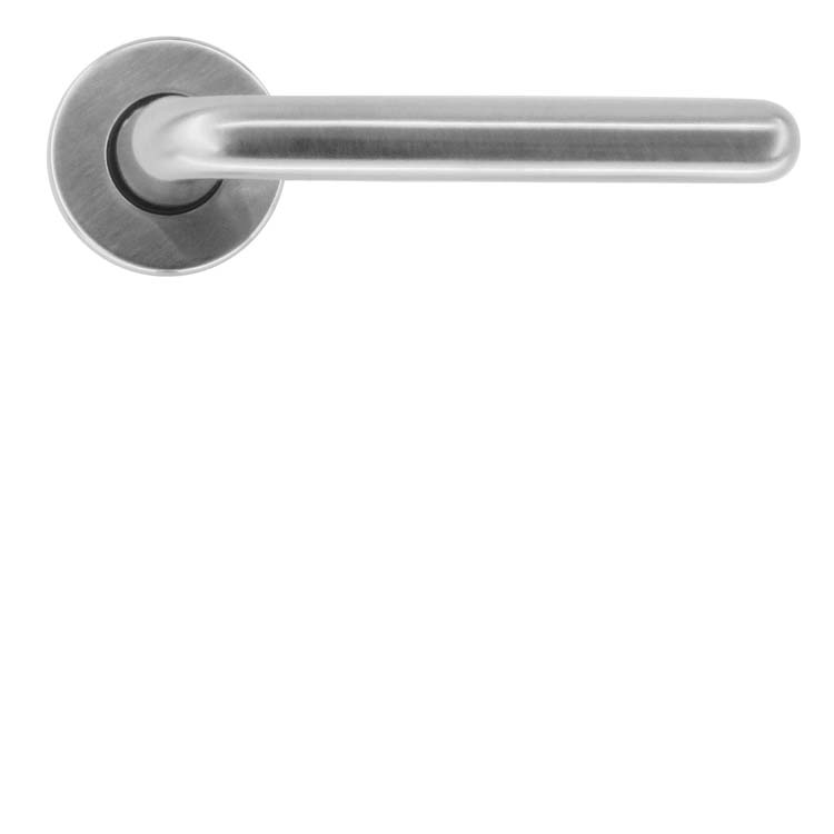 Poignée de porte pro firenze look inox sans rosace