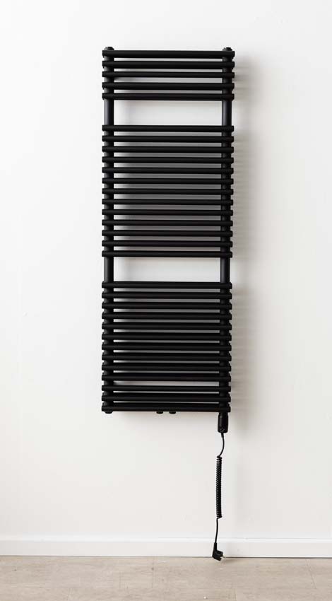 Radiateur electrique Doby 140x50cm double noir 1169W
