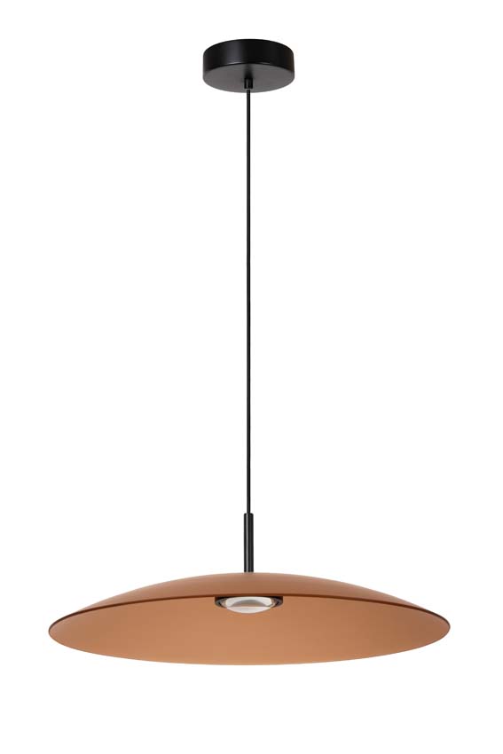 Lucide Premium Menga - Suspension - Ø 60 cm - LED Dim. - 1x18,6W 2700K - Ambre