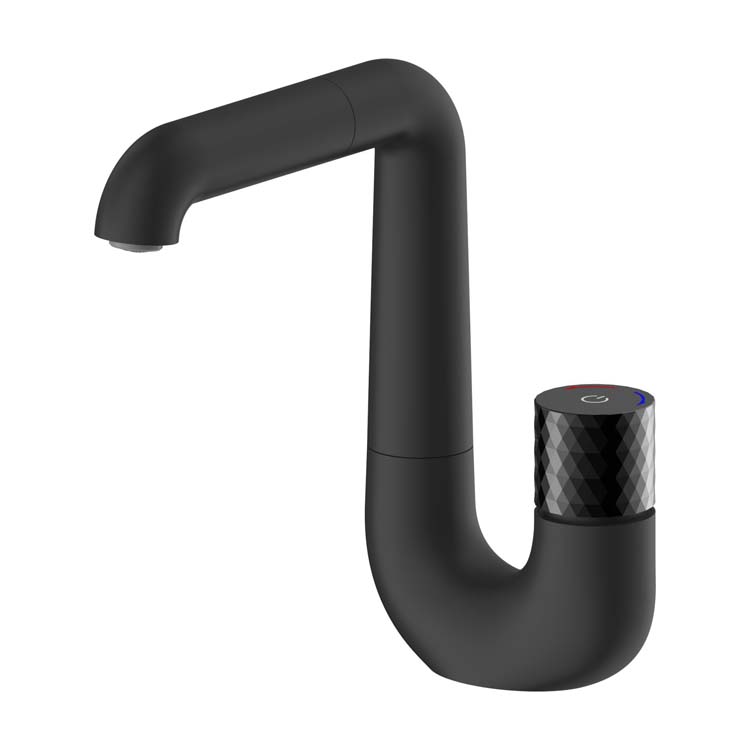 Robinet de lavabo Valentina noir mat
