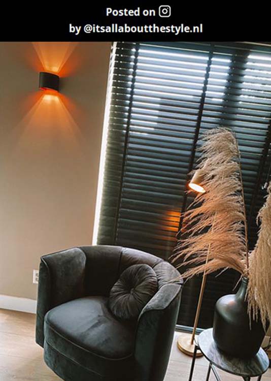 Wandlamp - zwart - rond - dimbaar - G9 - 4W - 2700K