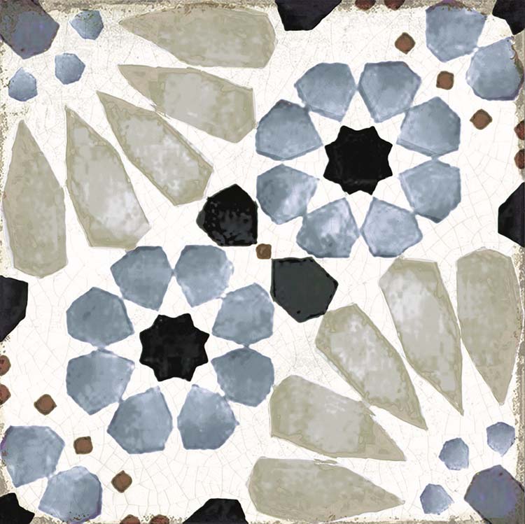 Vloer- en wandtegel Raffy Mina patroontegel multicolor 20x20cm