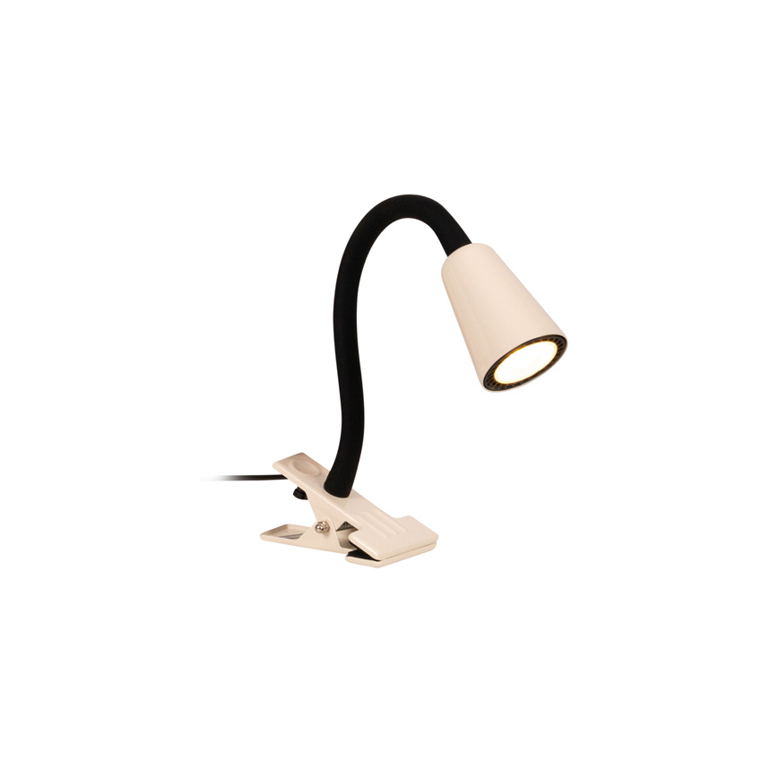 Lucide Essential Jasper - Klemlamp - 1xGU10 (MR16) - Beige