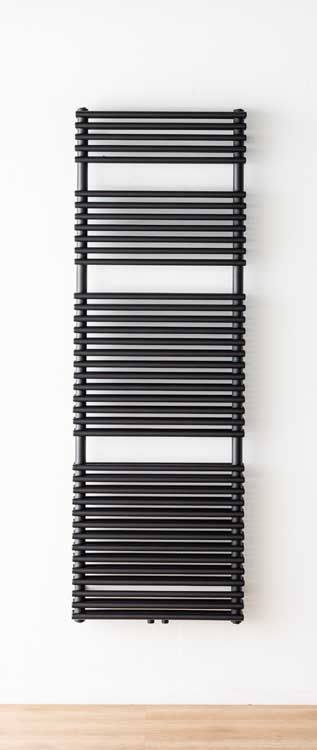Handdoekradiator Doby dubbel 180x60cm zwart