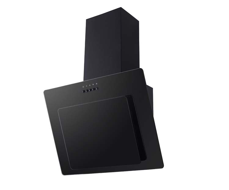 Cuisine bloc 320cm - Etna - noir - avec appareils et hotte noir