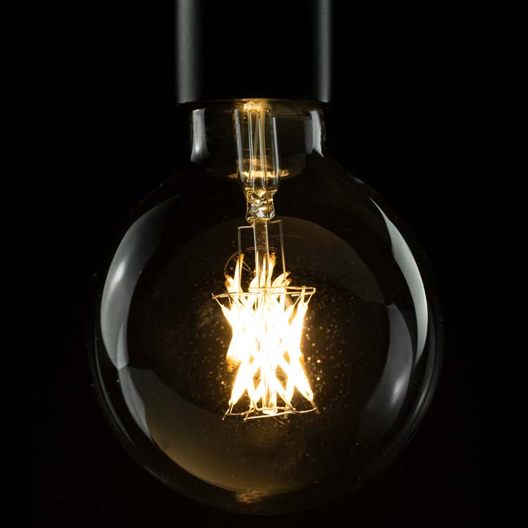 LED lamp - Helder - Ø9,5x14cm - E27 - 1x6,5W - 650lm - 2700K