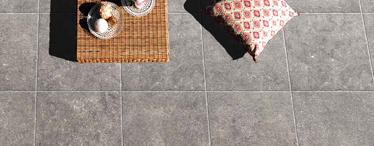 Terrastegel Belchateau grijs 60x60x1,8cm