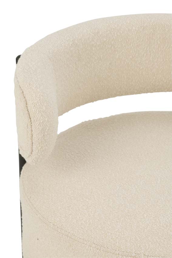 Fauteuil lounge Boucle blanc Fauteuil lounge Boucle blanc