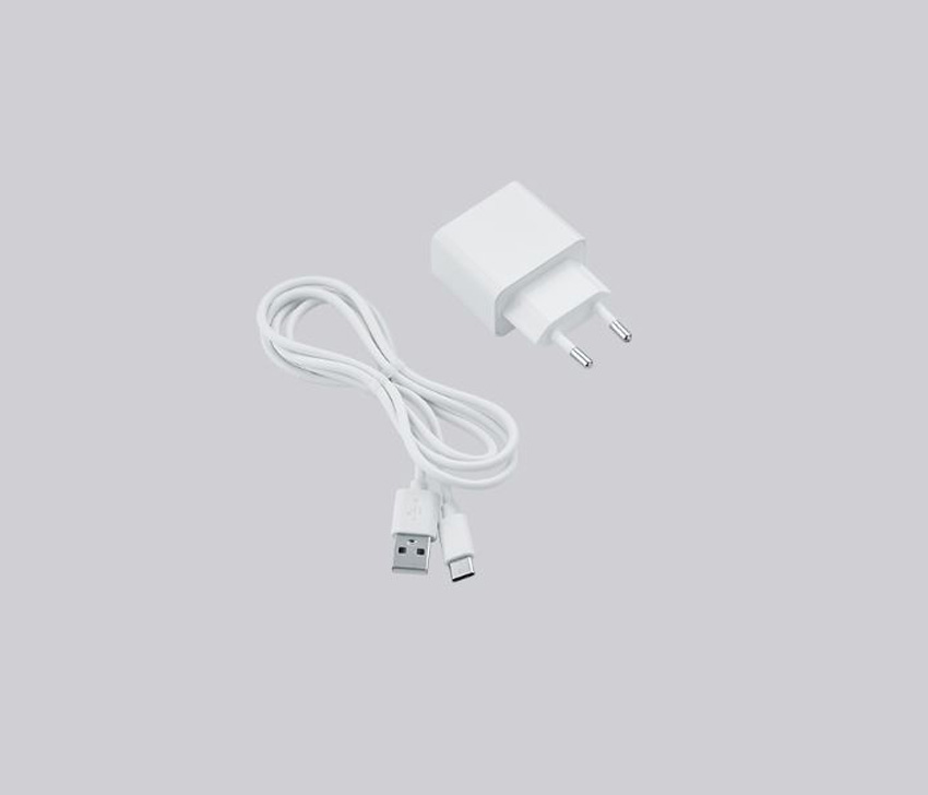 Lampe de bureau - blanc - 20x12x36cm - dimmable - LED - 1x2W - 3000K - USB-C
