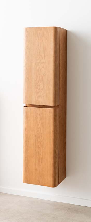 Armoire colonne Floris chêne suspendue 170x40x35cm Armoire colonne Floris chêne suspendue 170x40x35cm