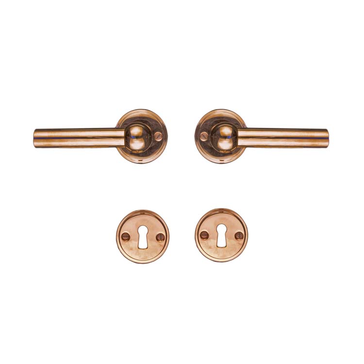 Poignée de porte pro grado 2x lucera rose rosace barbe