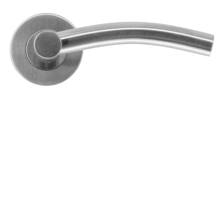 Poignée de porte pro capua inox plus sans rosace