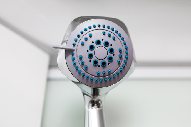 Douchecabine Asterix hoek wit schuifdeuren 90x90x213cm