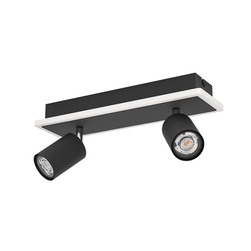 Spot en saillie - Noir - Dimmable - LED - 2x12W - 3000K