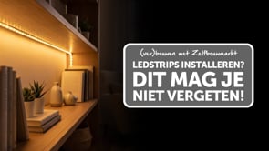 Bande LED - 12W/m - blanc chaud - au mètre linéaire - IP54 - dimmable - 2700K