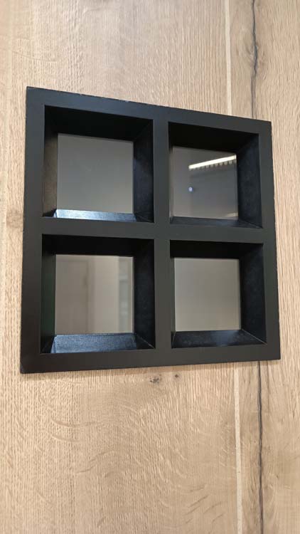 Complete deur tube BR 730mm realw oak planken 4500 mat glas 201.5cm
