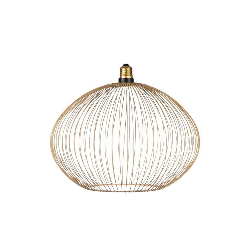 LED lamp floating Filo - E27 - zand - 30cm - dimbaar - 6W - 330lm - 2200K - globe LED lamp floating Filo - E27 - zand - 30cm - dimbaar - 6W - 330lm - 2200K - globe