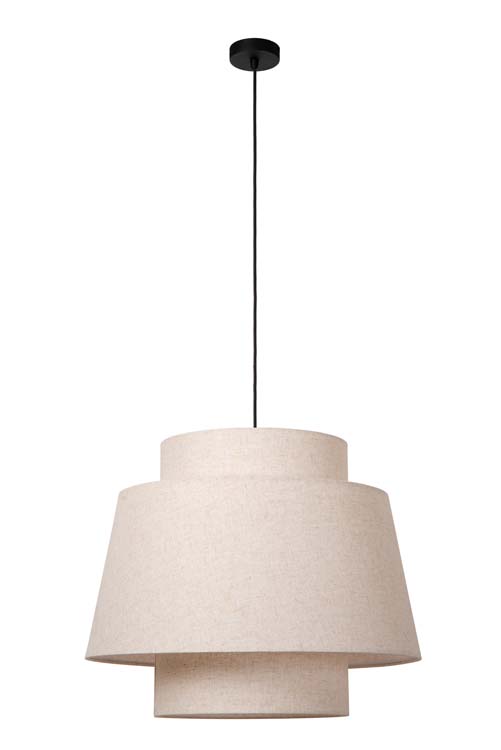 Lucide TRIBUTE - Suspension - Ø 60 cm - 1xE27 - Crème