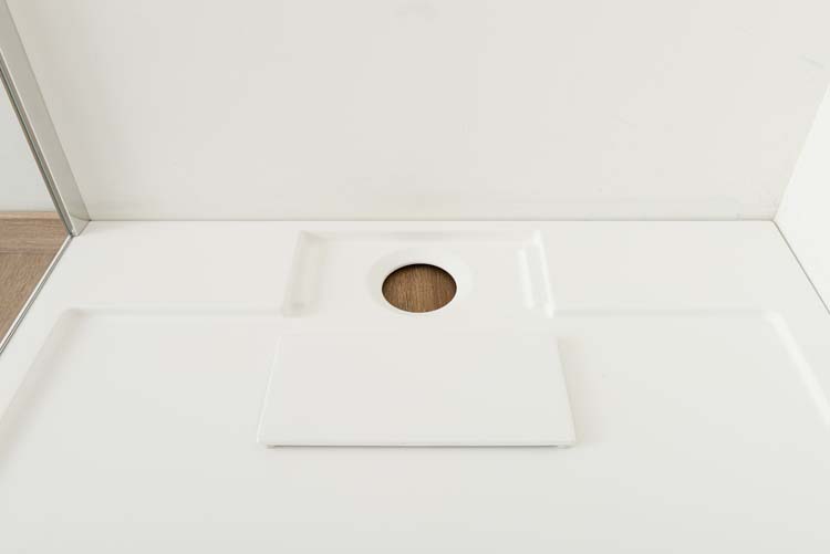 Receveur de douche Akon polybeton blanc mat 140x90cm